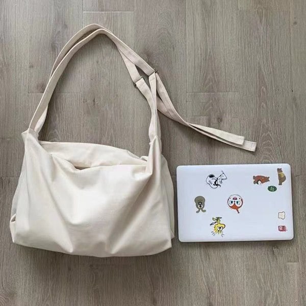 Axelväskor Messenger Bag VIT vit white