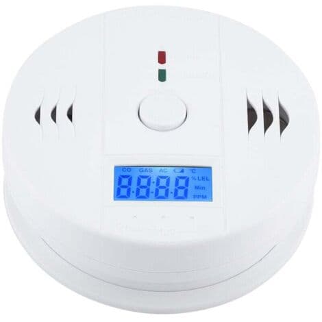 Hjemme LCD digital kuliltealarm, CO-alarm, CO-sensor