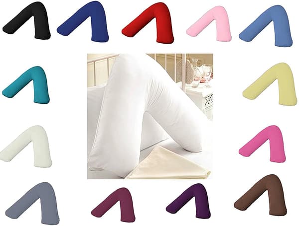 Ny V-formet ortopedisk pute White