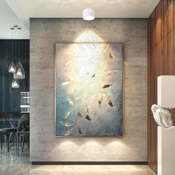 LED loftspot Hvid Varm hvid 3000K 12W Sæt med 2 Ø140MM