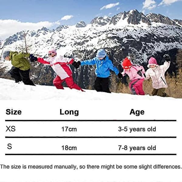 Utendørs Småbarn Vinterhansker Snowboardhansker Skihansker Vanntette S