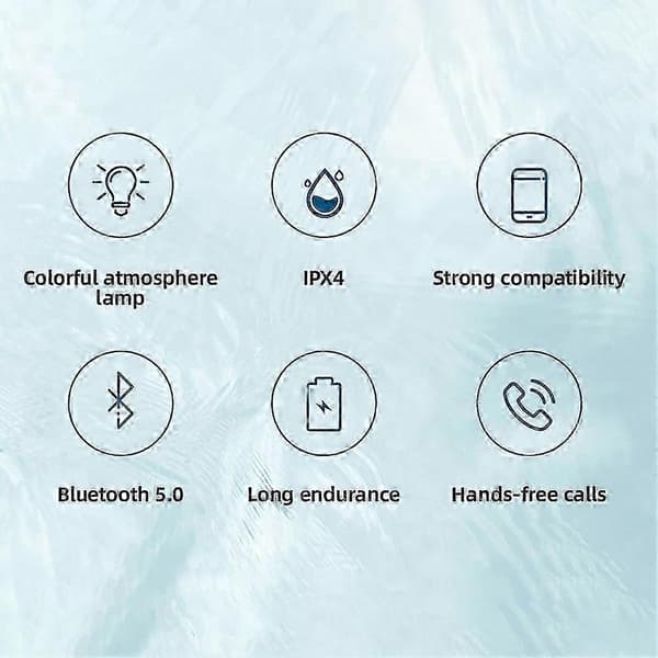 Mini Bluetooth Høyttaler Vanntett Baderom Lyd Trådløs Dusjhøyttaler Rgb Lys Bluetooth Sucti