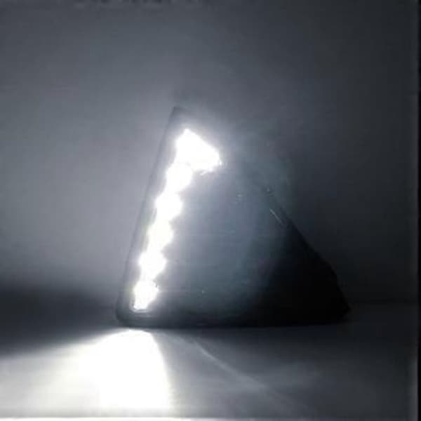 Justerbar overfladespotlight 7W (varm hvid 3000K, sort, 7 x 10 cm)