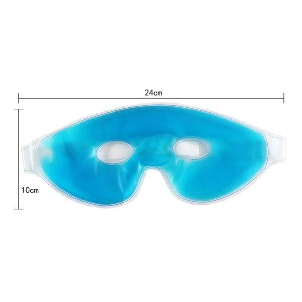 2x ögonmask kylning - ögon gel mask set - kylmask kylning Blå