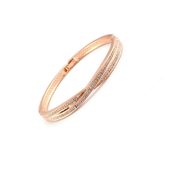 Mors Dag Presenter Vitguldpläterad/Roséguldpläterad Cubic Zirconia Armband A