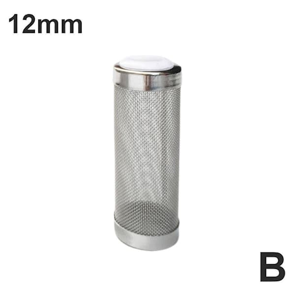 Akvariefilter i rustfrit stål, indløbsdæksel, rejenet, filter 16mm