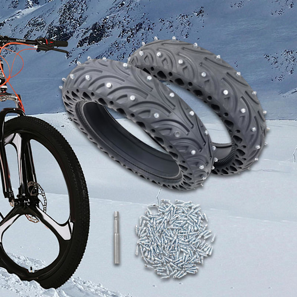 100 stk Skru inn Dekk Pigger Karbid Skruer Snø Dekk Pigger Anti Skli Pigger for Sykler Scootere Motorsykkel ATV Motorsykkel 4x12mm Optional