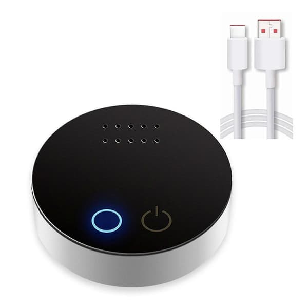Kattetoiletlugtfjerner, ABS-materiale, 0,5 watt, elektronisk lugtfjerning for langvarig lugtfjernelse