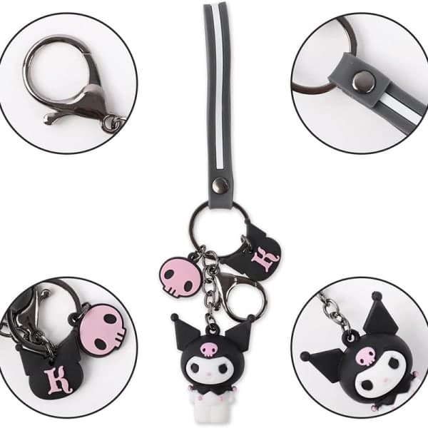 Sød Nøglering til Piger - Kawaii Nøglering