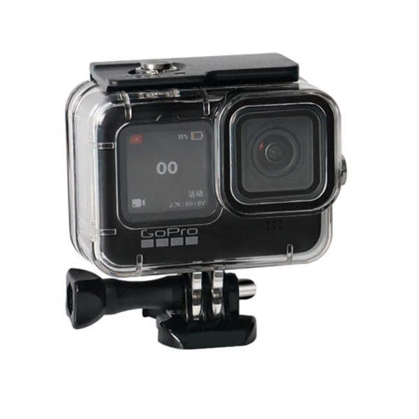Vattentätt 60M-hus för GoPro Hero 12 11 10 9 Svart Fodral Dykskydd