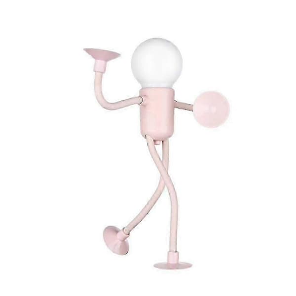 Formskiftende morsom atlet nattlampe Pink