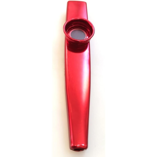 Kazoo-soitin, 3 kalvoa, alumiiniseos, kazoot, juhlalelu, instrumentaalinen säestys - Punainen