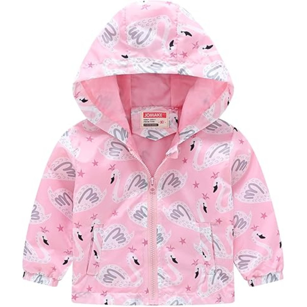 Mamma & Regnrockar Barn Småbarn Baby Flickor Pojkar Vinter Varma Polka Dot Bomull Långärmad Huvad Kläder