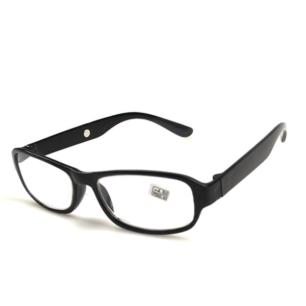 Læsebriller +4,5 +5,0 +5,5 +6,0 Grader Optiske Linser Briller Øjenbryn Nye Black 600