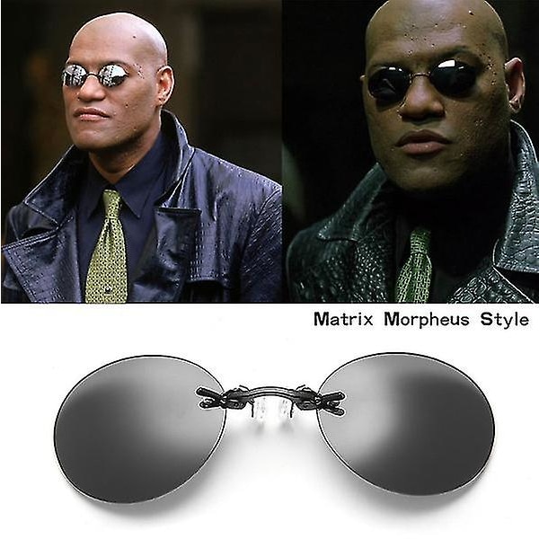 Nostril Sunglasses Retro Metal Sunglasses Matrix Mini Sunglasses For Men And Women