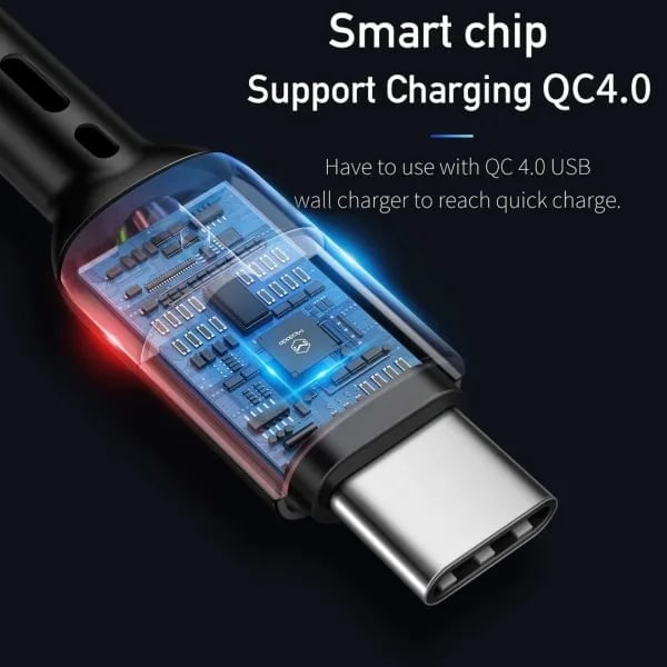 Kierretty USB Type-C -kaapeli, USB-kaapeli sisäänvetotoiminnolla, USB Type-C
