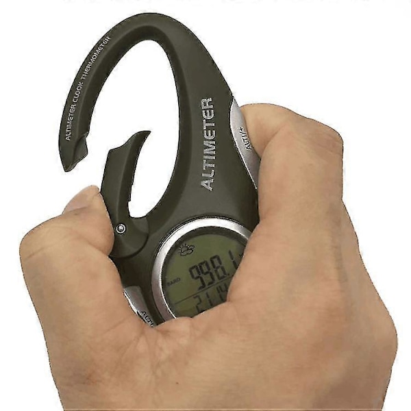 Digital Barometer Höjdmätare, Vandringsbarometer, Höjdmätare för Vandring, Elektronisk Höjdmätare, Multifunktionell Barometer