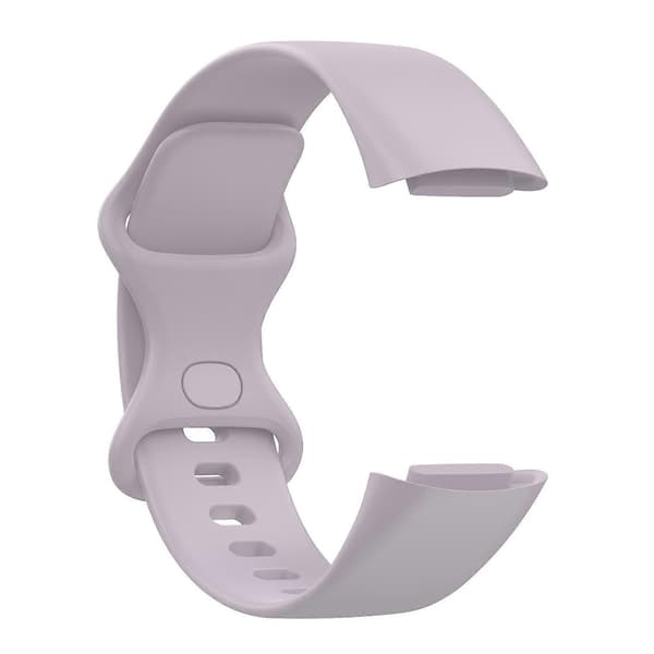 För Fitbit Charge 5 Silikon Armband, Storlek: L L Purple