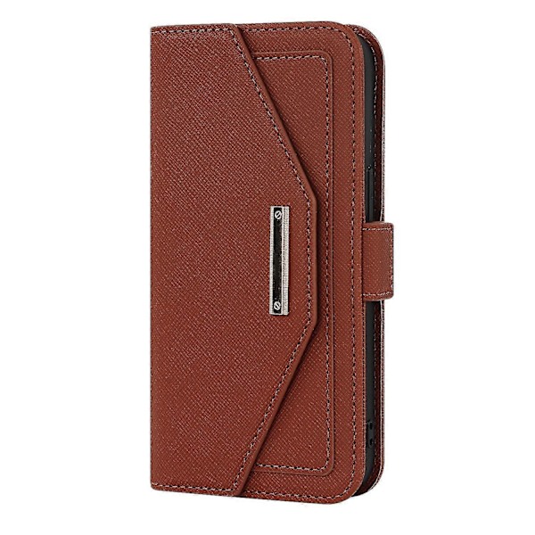 Lanyard Læder Etui Til Iphone 13 Pro Max Brown