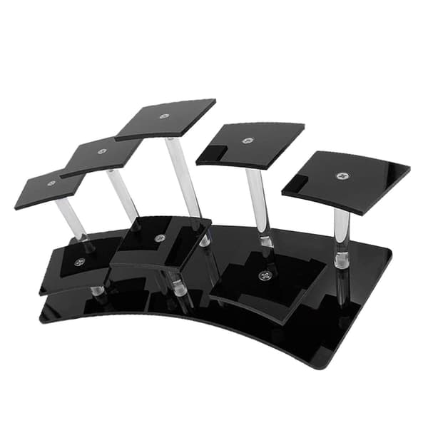8-lags akryl displayhylde holdbar til actionfigurer og parfumer