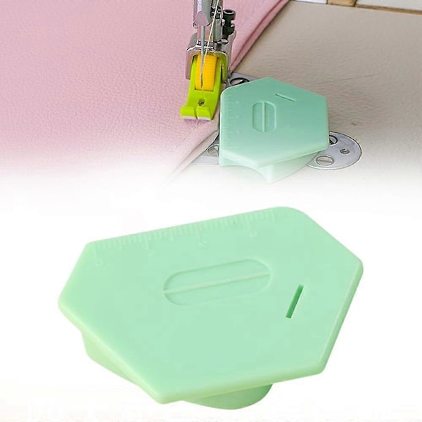 Magnetisk Syguide til Symaskine, Polygonal Multifunktionel Syguide Kantguide med Skala Green