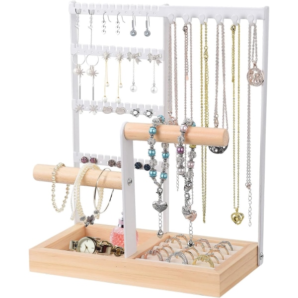 Smyckesförvaring för smyckesställ, ringar, örhängen, armband, klockor och accessoarer