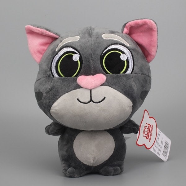 Alkuperäinen Talking Tom Cat ja ystävät Angela Ben Hank Ginger Tom Lelu Pehmolelu Täytetty eläin tytöille Pojat Lasten syntymäpäivälahja-28CM