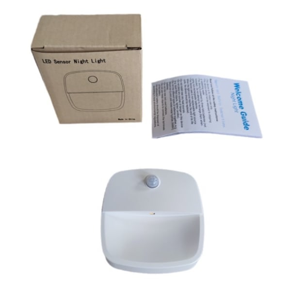 1/3stk Bevægelsessensor Lys LED Natlys Warm light x1