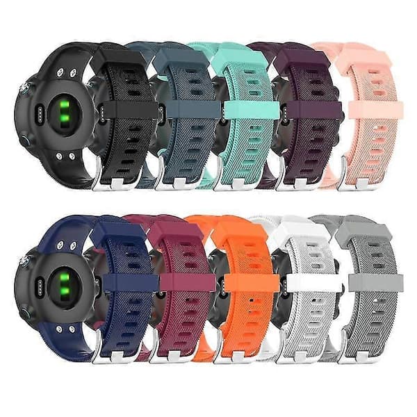 Blød silikone armbåndsrem til Garmin Swim 2 erstatningsurrem smart A10