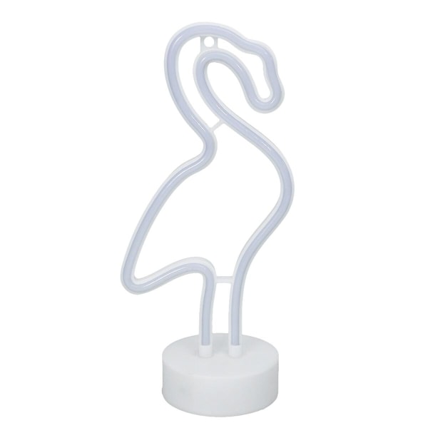 Flamingo Neon Skilt LED Neon Skilt og Stativbase til Dekoration af Hjemmefest, Fødselsdag, Soveværelse