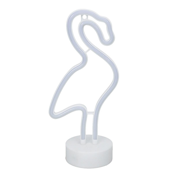 Flamingo Neonljus LED Neonljus med Stativ för Dekoration av Hemfest, Födelsedag, Sovrum