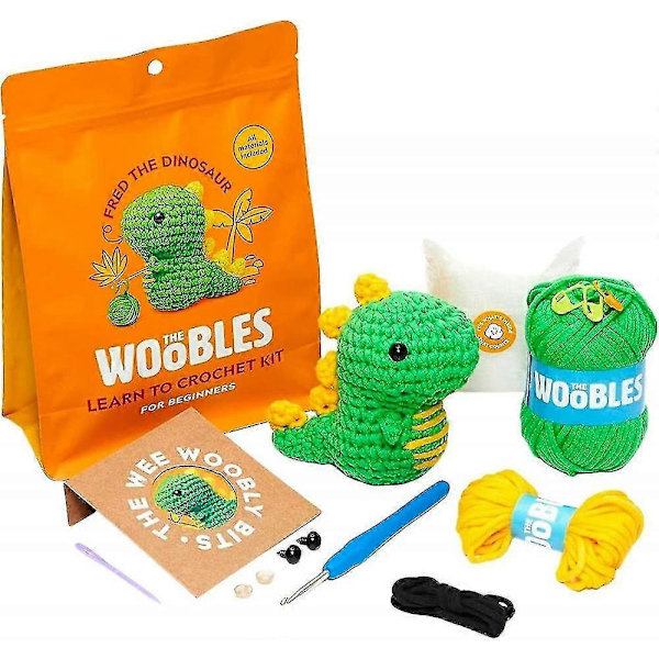 Heklekitt for Begynnere DIY Heklet Stoffdyrsett Begynner Heklekitt dragon