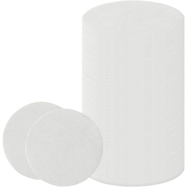 Kaffepapirfilter for espressomaskin, 100 stk ubleket espressofilterpuck skjerm portafilter papir kompatibelt 58mm
