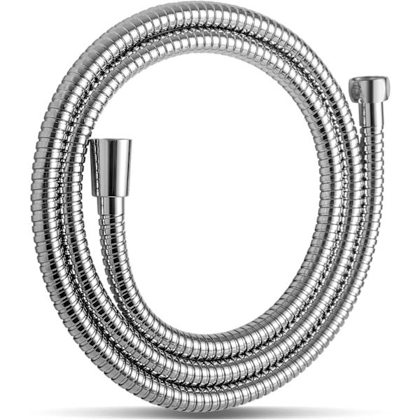 Duschsslang, rostfritt stål ersättning högtryck duschslang anti-kink duschslang för badkranar krom Chrome 1.5m