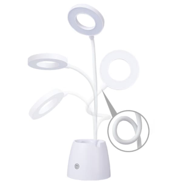 Foldbar øyelampebord LED husholdningsleselampe (3