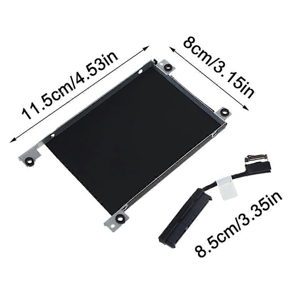 SATA HDD -kiintolevyliittimen kaapelin vaihto DELL Latitude E5580 -malliin