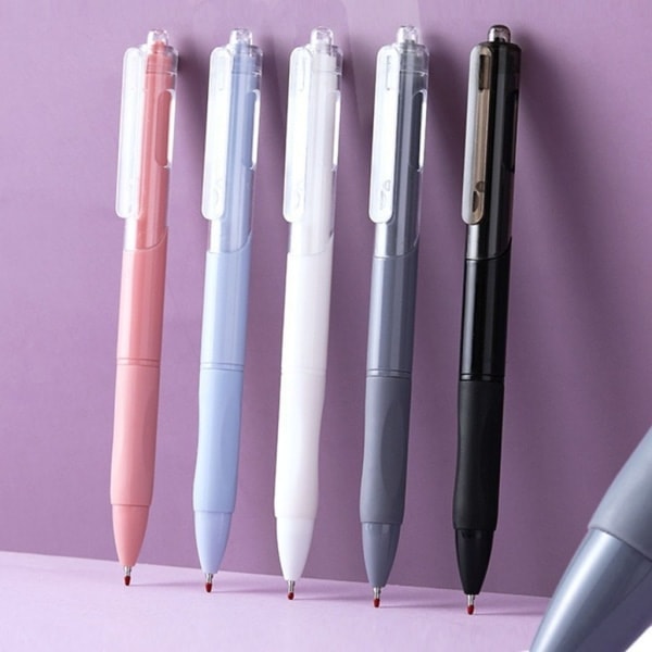 10-pak indtrækkelig neutral pen 0,5 mm sort blæk gel pen hurtigtørrende signaturpen kontor skoleartikler Blue