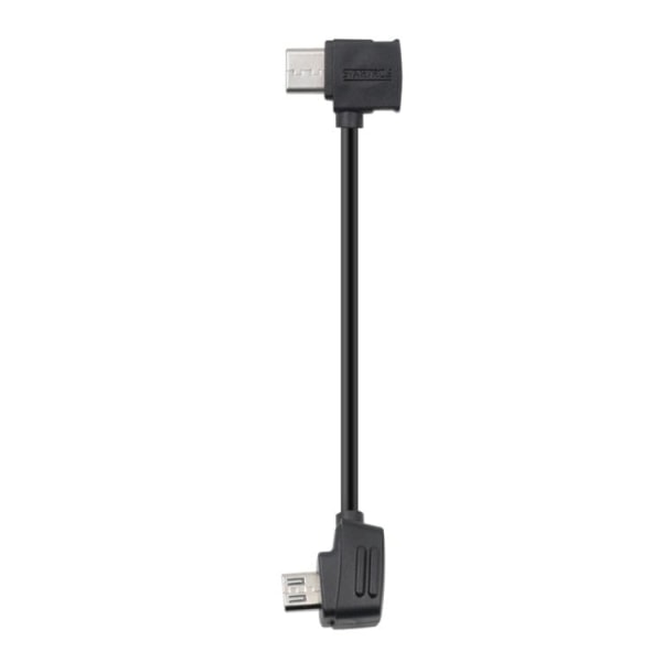 15cm USB-C til Micro-USB kabel til DJI Mavic Mini / Air, Shark Sort