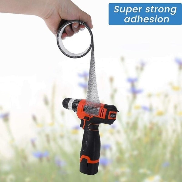 5cm(b) X 200cm(b) Reparationstejp för Myggnät, Vattentät Permeabel Insekt