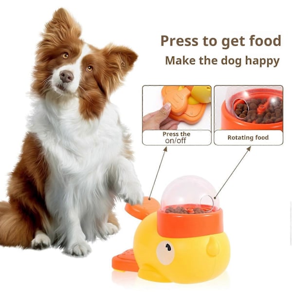 Hunde Puzzle Foder Interaktivt Kæledyrsfoder Godbid Dispenser Tegneserie And Design Kæledyr Snack Foder til Hund