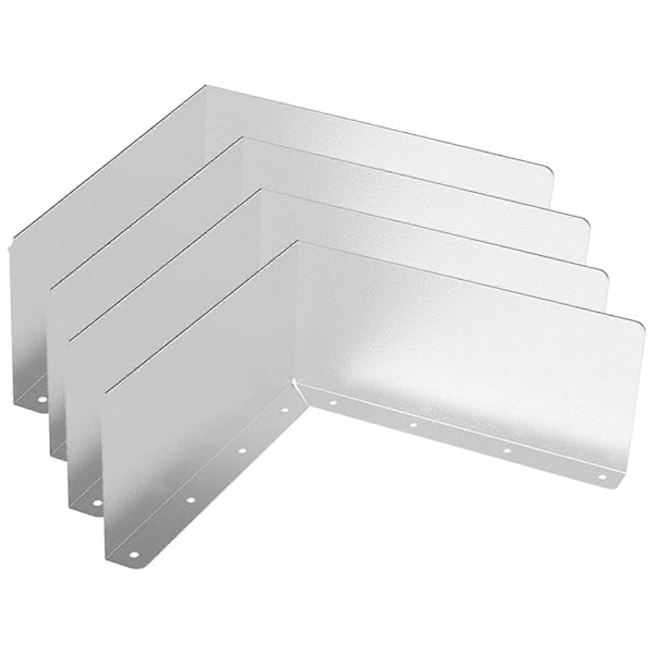 Takränna Hörn Skydd - Förhindrar Regnstorm från att Flöda - Skydd för Utomhus Takränna Curved Version 4pcs Set