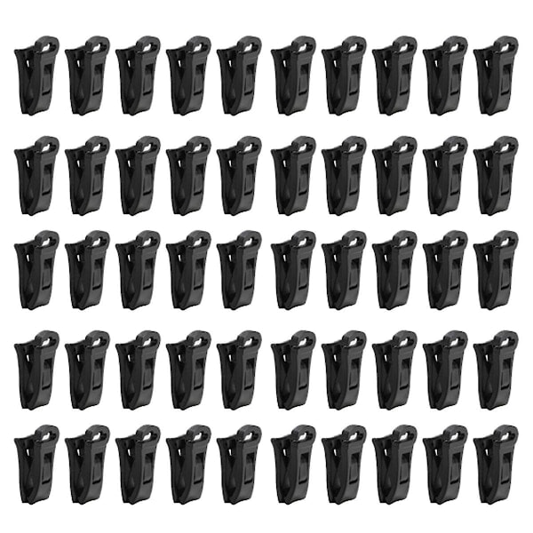 50 sokkeklips for vaskemaskin og tørketrommel, sokkeklips, klesklype for sokker, håndkleklips, klips for sokker (FMY)