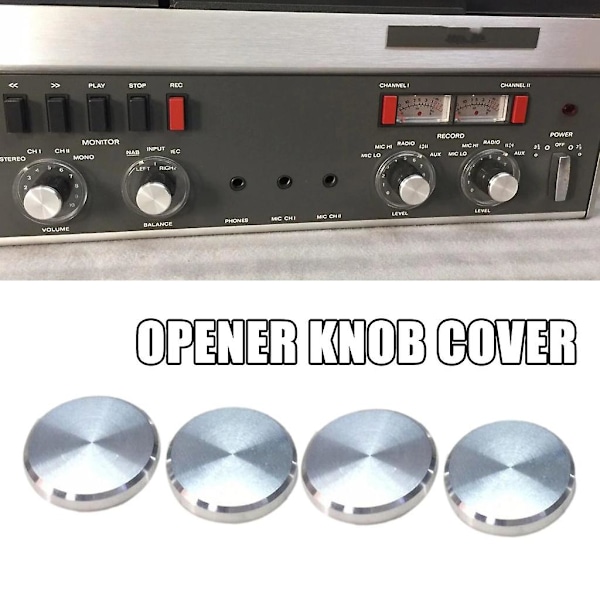 4 st/set Metall Öppnare Knappskydd För REVOX A77 A76 A78