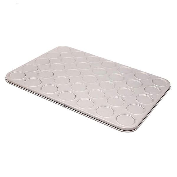 35 Kapasitet Macaron Bakeplate Kakeform Karbonstål Grunne Bakebrett