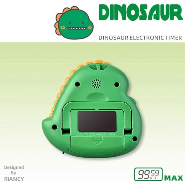 Mode Klasselokale Påmindelse Køkken Timer Elektronisk Timer ABS Materiale Sød Dinosaur Timer Egnet til Præcis Timing Køkken Timer Pink