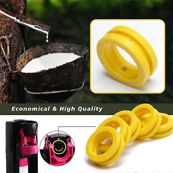 O-ringe Sodavandsmaskine Co2 Cylinder Udskiftning Karbonator Pakninger 5 stk., Pakningsringe til Ny Sodavandsmaskine & Pink Cylinder