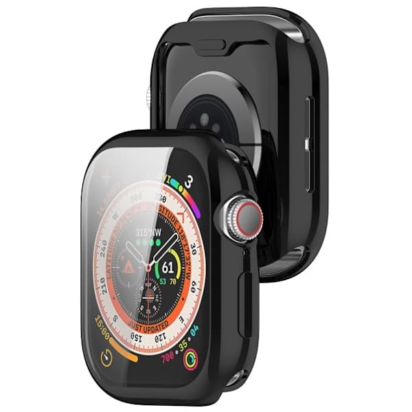 Apple Watch 10 46 mm Etui Fuld Dækning TPU Sort