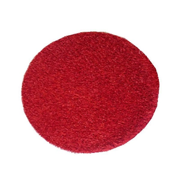 120cm Rund Fluffig Mjuk Matta Halkfri Golvmatta Mattkudde Sovrumsinredning Red