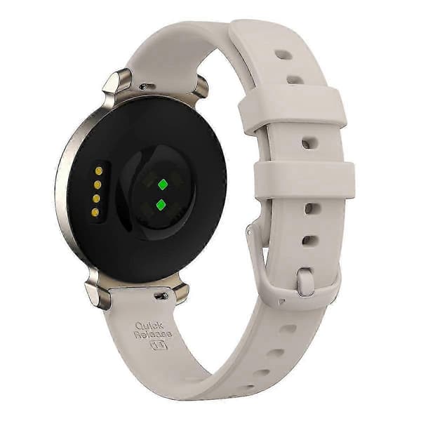 Silikoninen kellon ranneke Garmin Lily 2:lle Sand Gray
