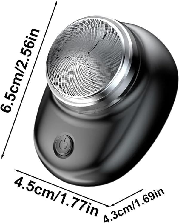 Mini sähköparranajokone – kannettava, USB-ladattava kompakti hoitolaite miehille Gradient